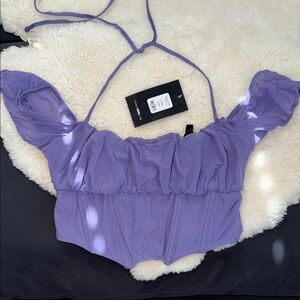 Purple Kenzie Corset Top